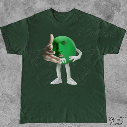 M and M Rapper T-Shirt: Weirdcore Meme Parody