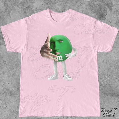 M and M Rapper T-Shirt: Weirdcore Meme Parody