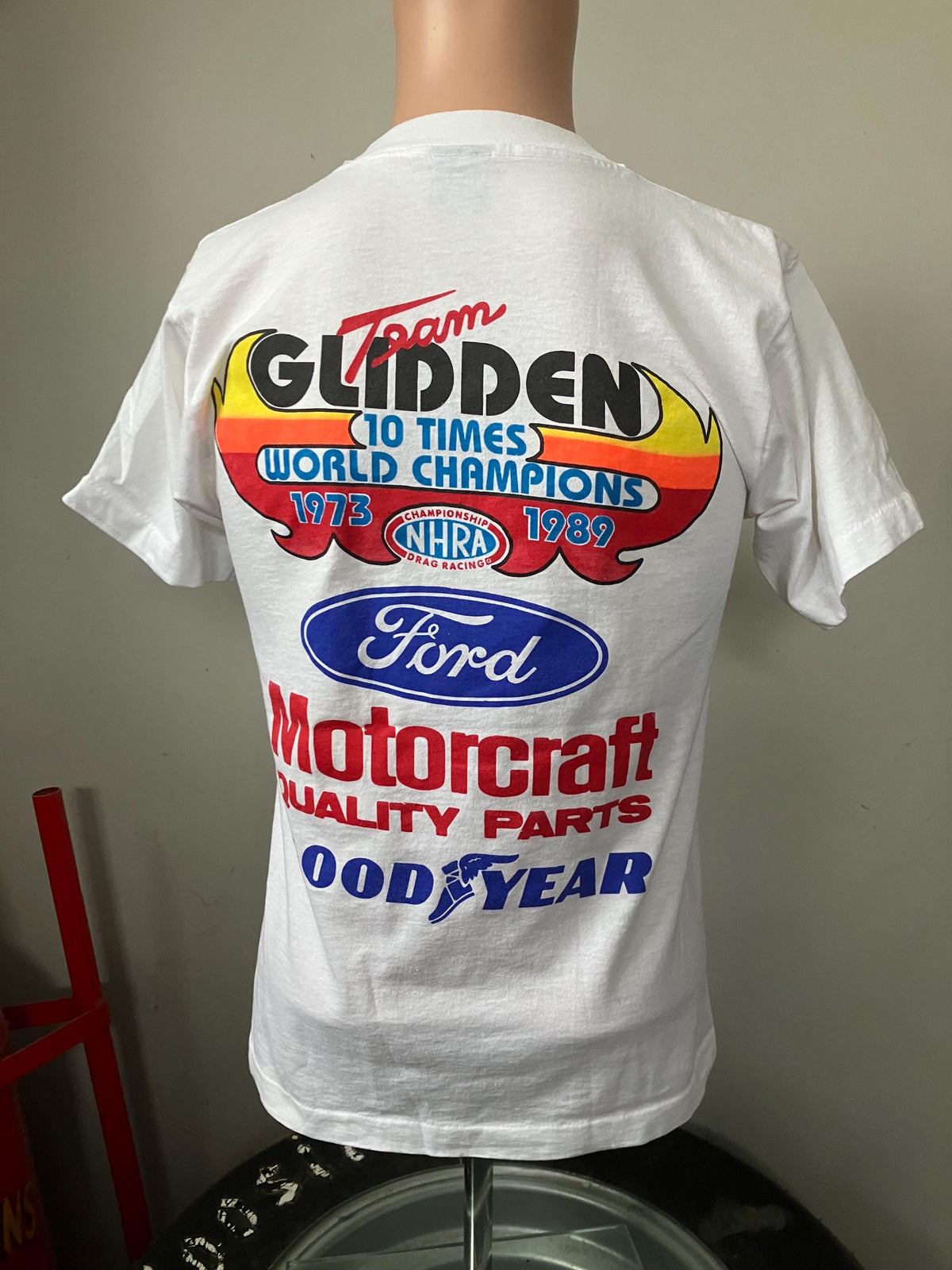Bob Glidden 10 Time World Champion T-Shirt M 90s