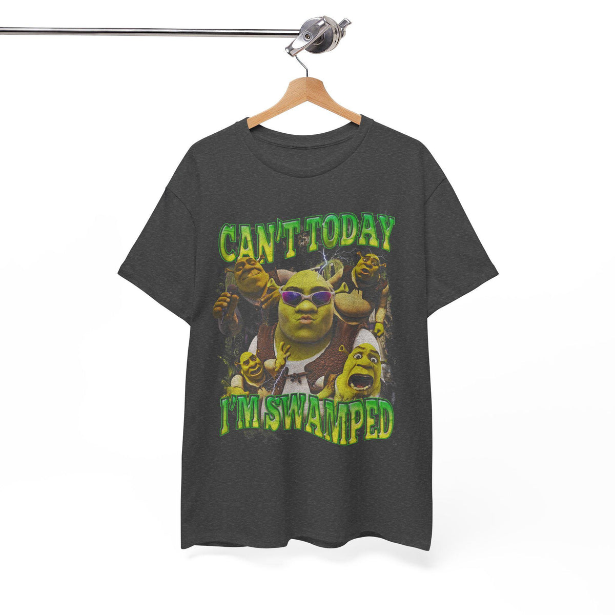 Funny Shrek Meme Shirt: Can't Today I'm Swamped