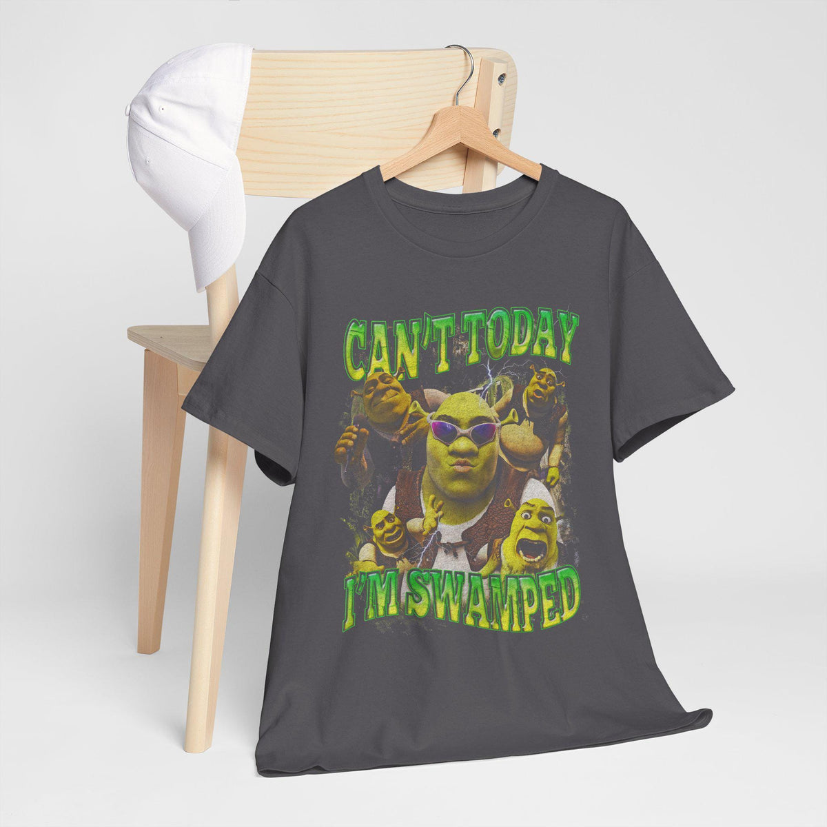 Funny Shrek Meme Shirt: Can't Today I'm Swamped