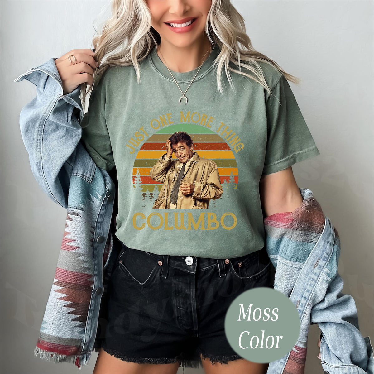 Columbo T-Shirt, Just One More Thing, Comfort Colors Retro Tee