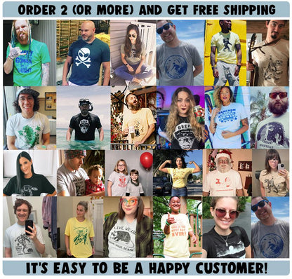 Funny Shirt Nature Shirt Cool Graphic T Shirt For Men Women Ladies Guys Vintage Graphic Tee Retro Animal Shirt