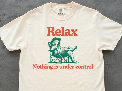 Chill Golden Retriever Vintage Shirt - Relax Nothing Is Under Control Golden Retriever Tee, Golden Mom Tee, Golden Dad Shirt, Goldie Dog T