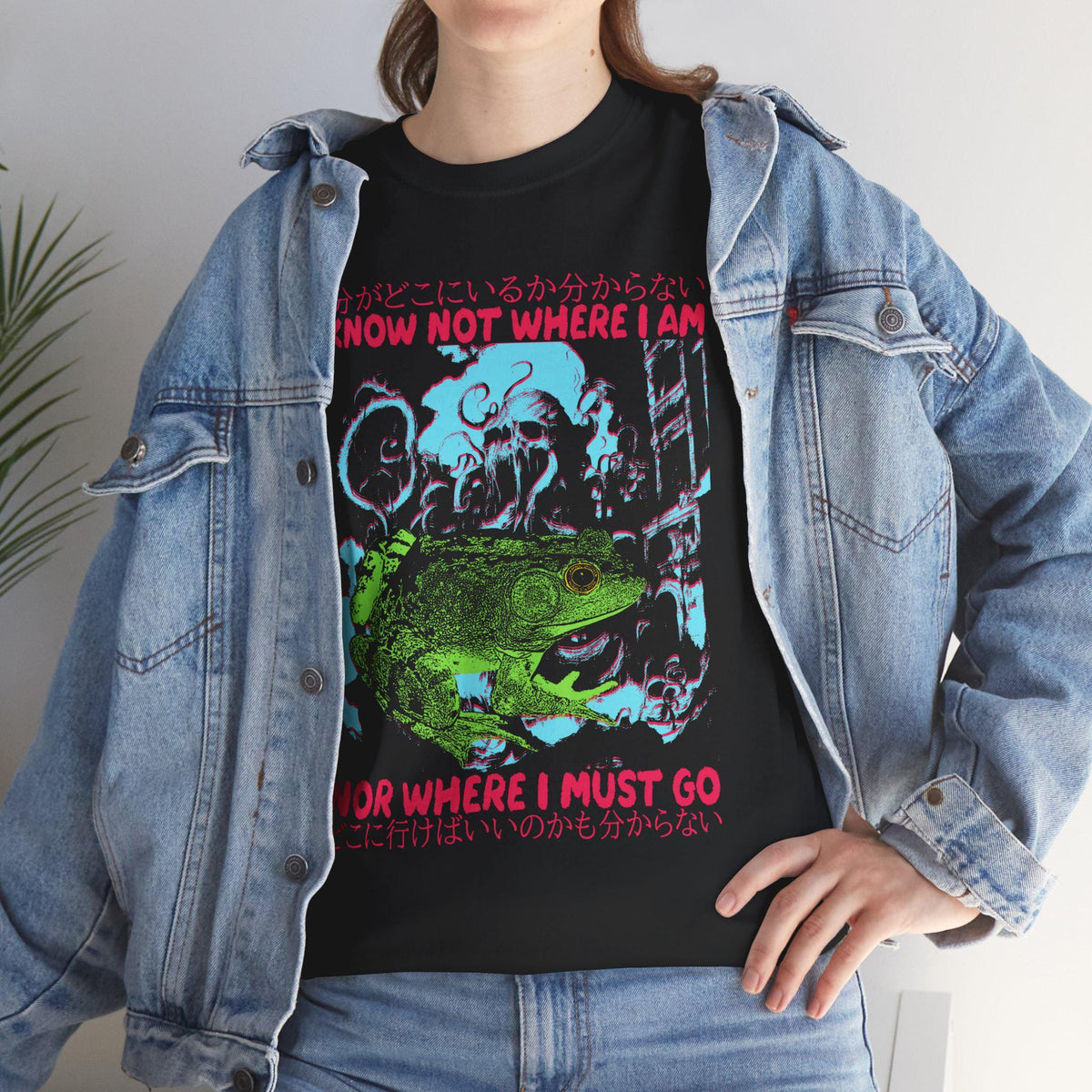 I Know Not Where I Am Funny Frog T-Shirt