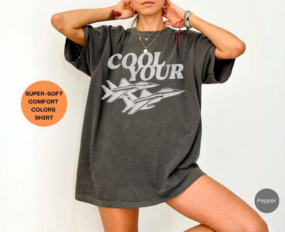 Cool Your Jets Shirt, Funny Shirts for Women, Retro Boho Tee, Trendy Western Tshirt, Oversized Graphic Tee, Unisex Sarcastic Gift for Her
