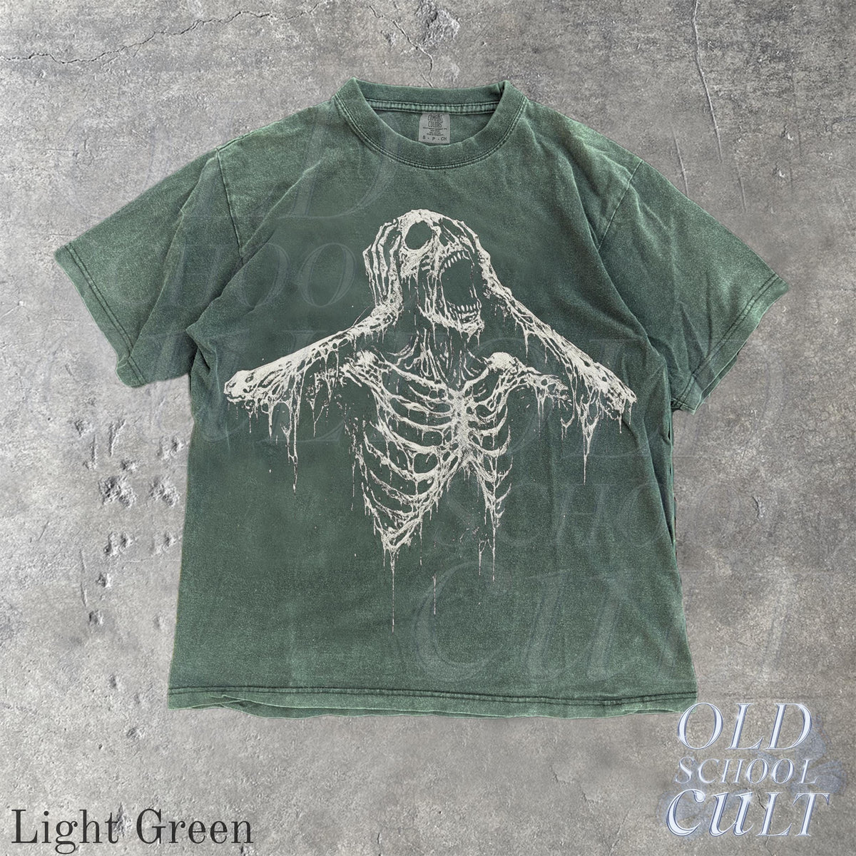 Screaming Skeleton T Shirt Scary Horror Graphic Tee, Creepy Ghoul Undead Vintage Retro Spooky Goth Costume Halloween Top Unisex Tshirt Gift