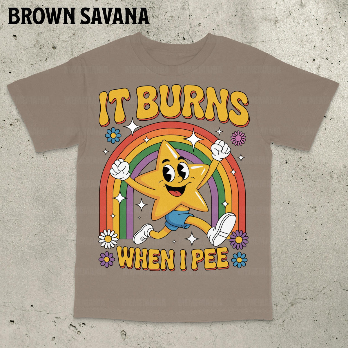 Funny Saying It Burns When I Pee Shirt, 90s Vintage Bootleg Bold Statement