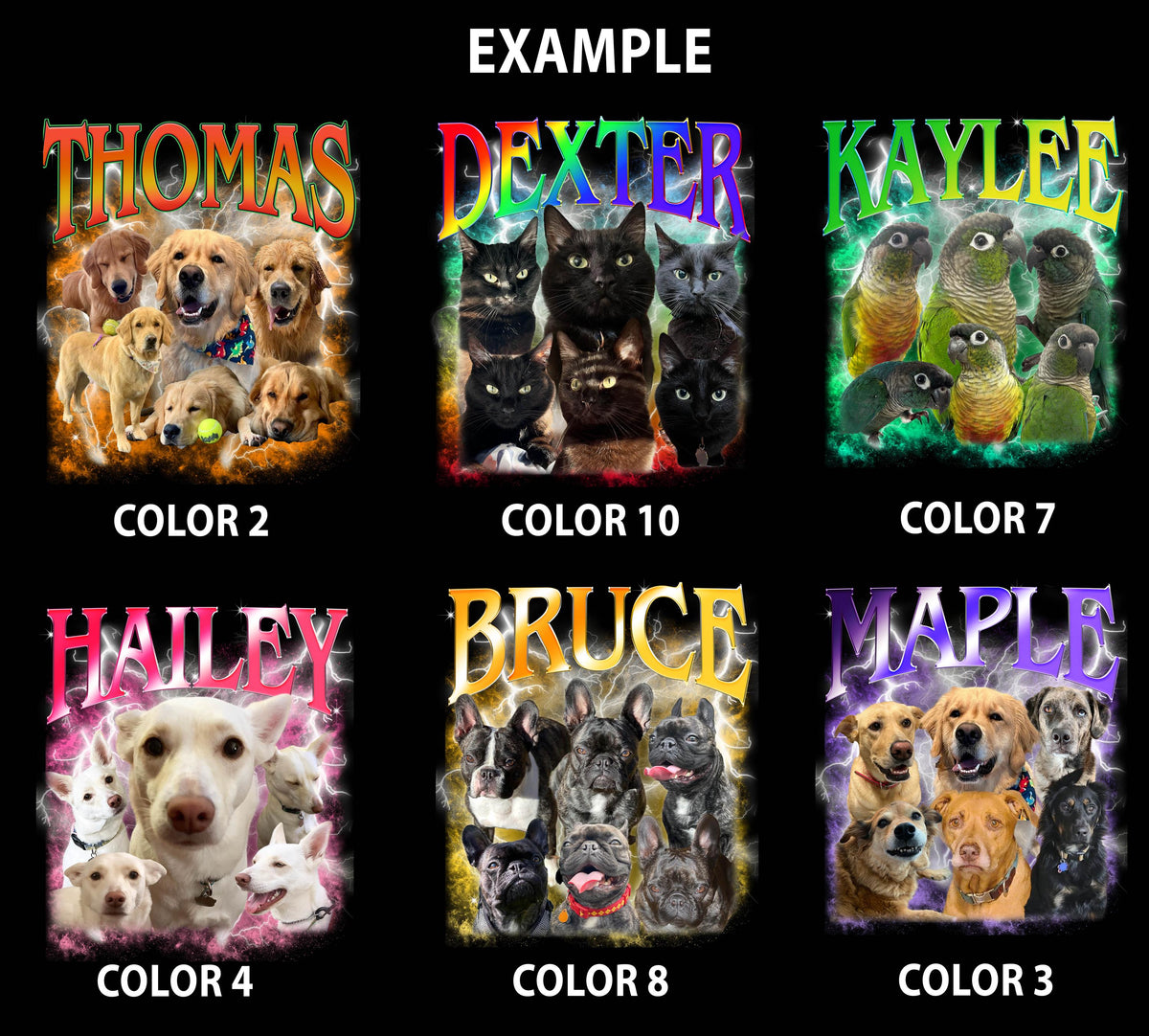 Custom Comfort Colors Dog Pet Photo + Name TShirt, Retro Dog Shirt, Personalized Cat Shirt, 90s Pet shirt, Women Tee