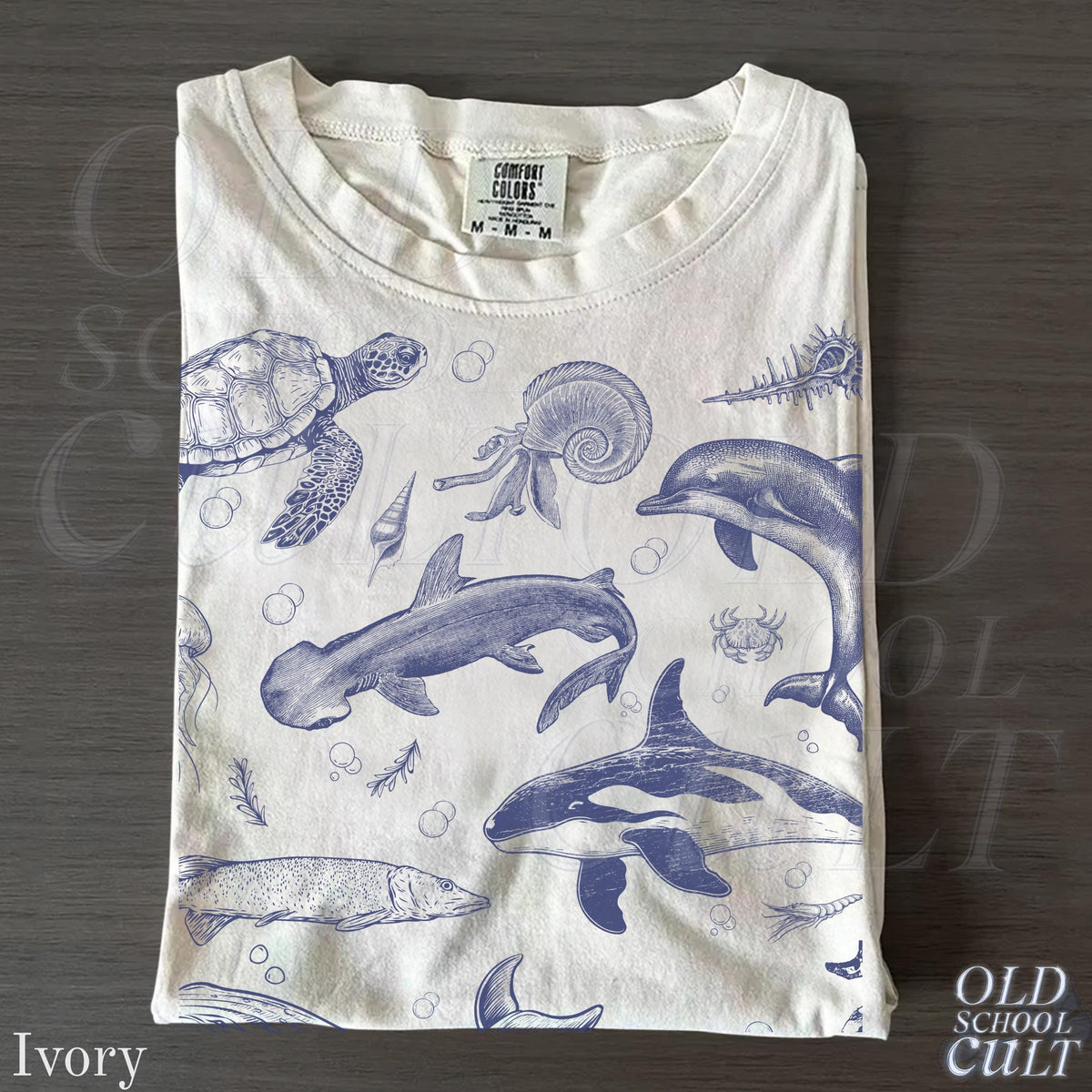 Sea Animal 90s Retro Tshirt, Ocean Nature Shirt, Sealife, Ocean, Whale, Orca, Turtle, Dolphin Shit, Unisex Adult Tee, Ocean Gifts