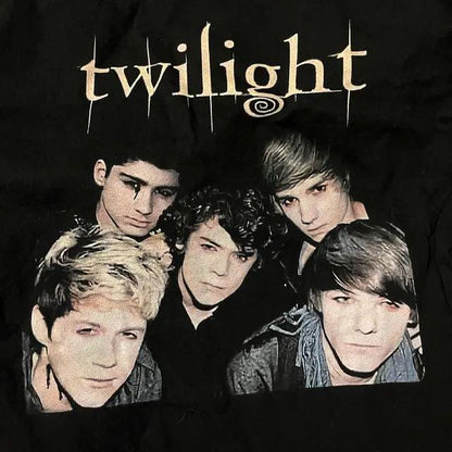 Retro One Direction Vintage Distressed Unisex Heavy Cotton 90s Graphic Tee Shirt RZ