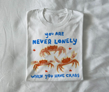 Crabs Graphic T-Shirt – Funny Unisex Cotton Tee