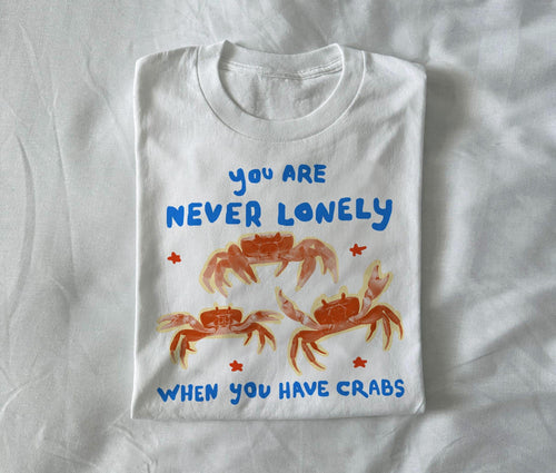 Crabs Graphic T-Shirt – Funny Unisex Cotton Tee