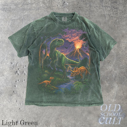 Vintage Jurassic Dinosaur 90s Graphic T-Shirt, Retro T-Rex & Triceratops Shirt, 90s Prehistoric Graphic Tee, Dino Top, Nostalgia Nature Gift
