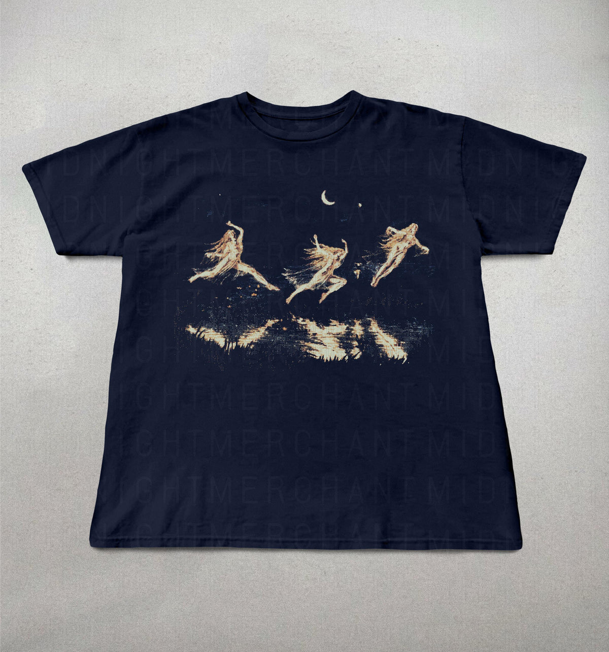 Hippie moonlight shirt, Fairy's dancing tee, Hippie graphic tee, Cute graphic tee, y2k graphic tee, Spiritual clothing, Trendy shirt. Unisex