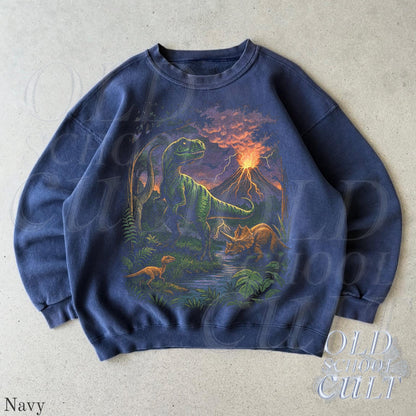 Vintage Jurassic Dinosaur 90s Graphic T-Shirt, Retro T-Rex & Triceratops Shirt, 90s Prehistoric Graphic Tee, Dino Top, Nostalgia Nature Gift