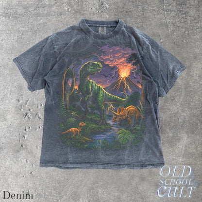 Vintage Jurassic Dinosaur 90s Graphic T-Shirt, Retro T-Rex & Triceratops Shirt, 90s Prehistoric Graphic Tee, Dino Top, Nostalgia Nature Gift