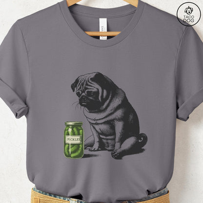 Pug Pickles T-Shirt: Pug Gift Sweatshirt or Hoodie or Tee Taco Dog