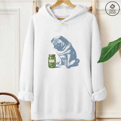 Pug Pickles T-Shirt: Pug Gift Sweatshirt or Hoodie or Tee Taco Dog
