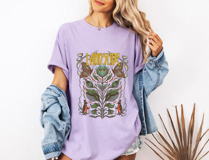 Landslide T-Shirt, 70s Rock Inspired Tee, Retro Concert Shirt, Boho Music Lover Top