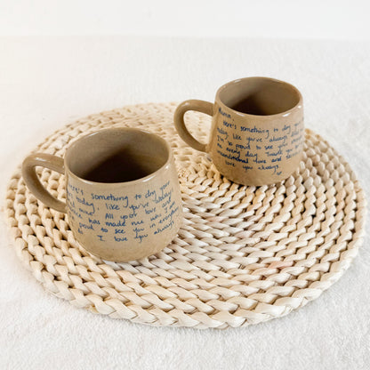 Your Own Handwritten Mug: Personalized Handmade Ceramic Mug