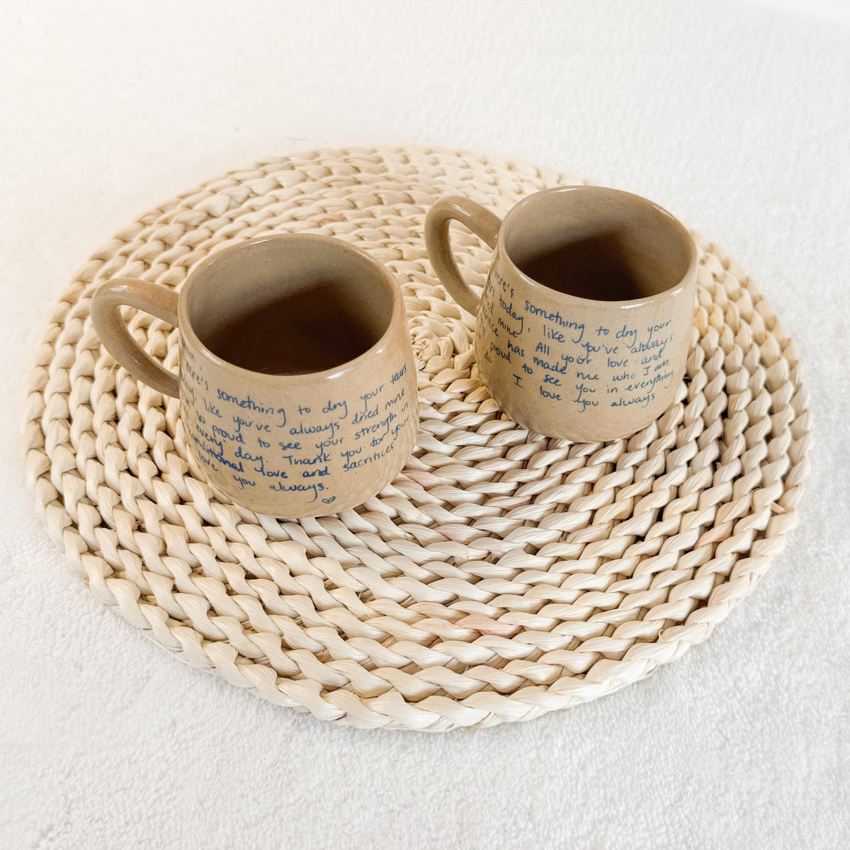 Your Own Handwritten Mug: Personalized Handmade Ceramic Mug