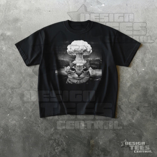 Explosion Cat T-Shirt, Funny Graphic Tee, Trendy Meme Shirt Unisex