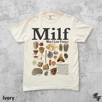 Man I Love Fossils Vintage T-Shirt, Funny Paleontology Meme Tee, Retro Geology Humor Shirt, Prehistoric 90s Y2K Graphic Top Gift