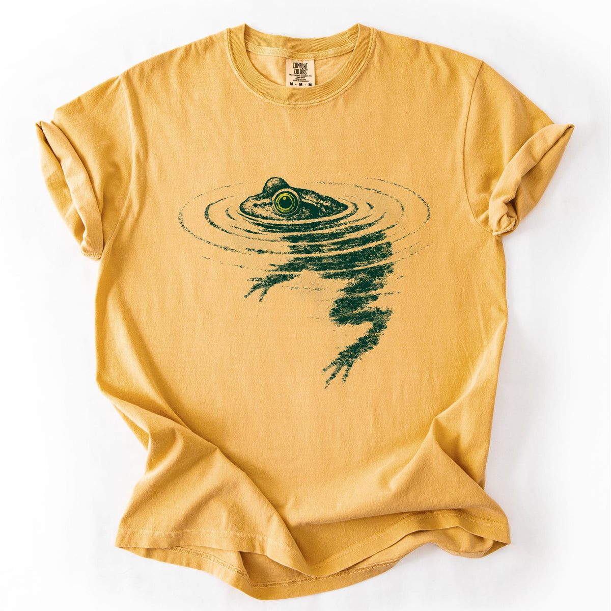 Frog Swimming T-Shirt | Funny Animal Graphic Tee