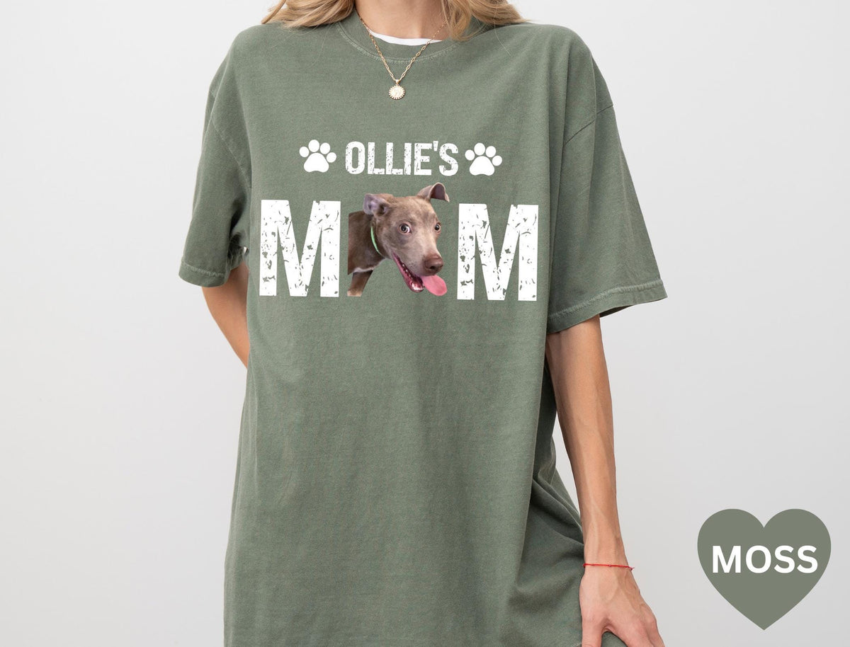 Comfort Colors®Custom Dog Mom Shirt,Custom Pet Shirt,Mothers Day Gift,Custom Dog Mom Shirt with Pet Names,Dog Owner Tee, Dog Lover Shirt,