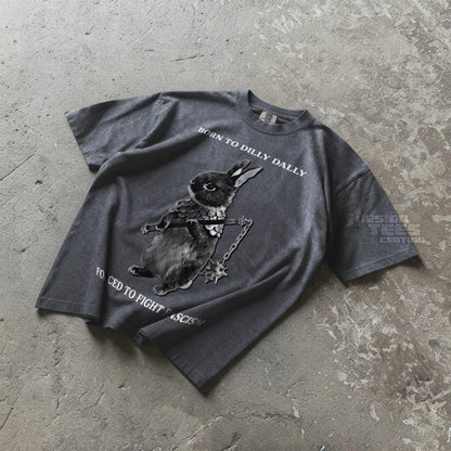 Born to Dilly Dally, Forced To Fight Fascism Tshirt