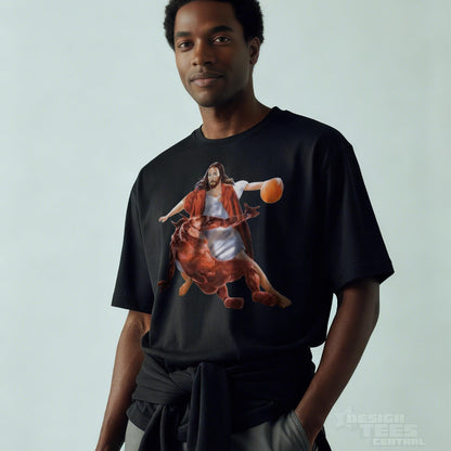 Jesus Crossing Up Satan Tshirt, Funny Meme Shirt, Christian Merch