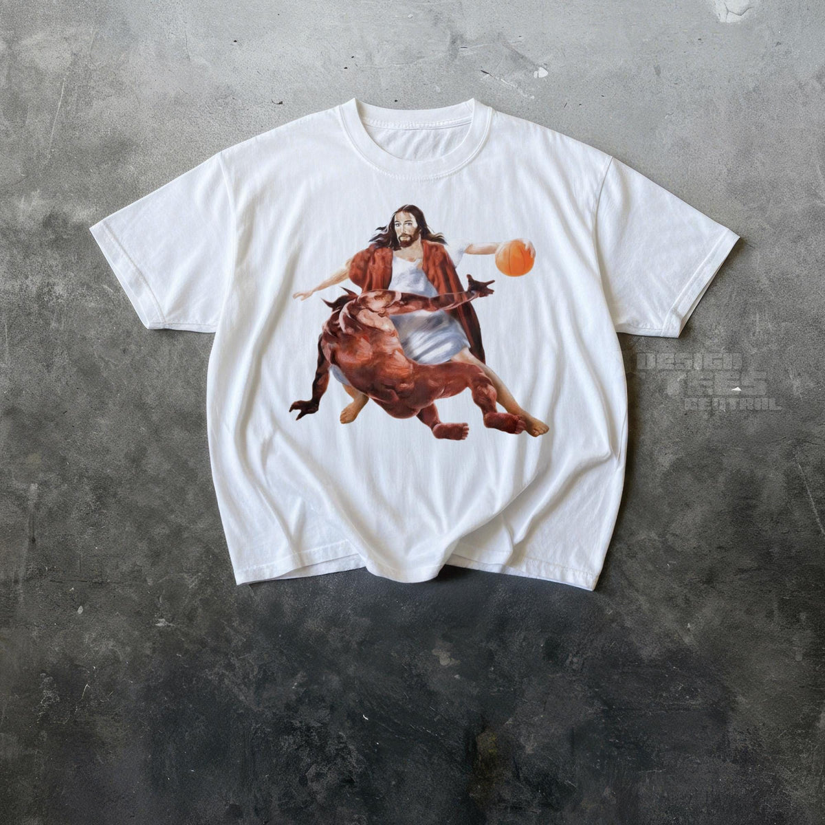 Jesus Crossing Up Satan Tshirt, Funny Meme Shirt, Christian Merch