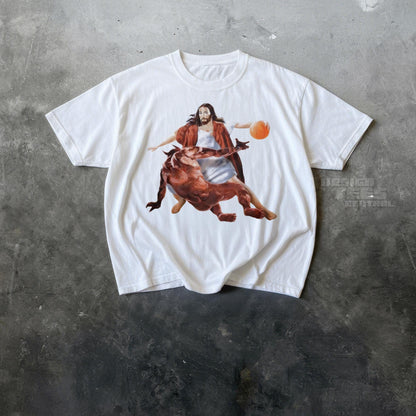Jesus Crossing Up Satan Tshirt, Funny Meme Shirt, Christian Merch