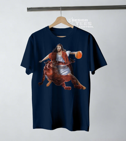 Jesus Crossing Up Satan Tshirt, Funny Meme Shirt, Christian Merch