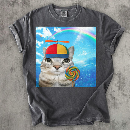 Happy Cat Dreamcore T-shirt, Funny Cats Shirt, Brainrot Meme Tee, Silly Kitten Tee, Cat Lover Gifts, Weird Tees, Gen Z Humor Tshirt