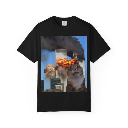 911 Rigby Cat Meme Tshirt | Funny and Offensive Gag Gift Shirt
