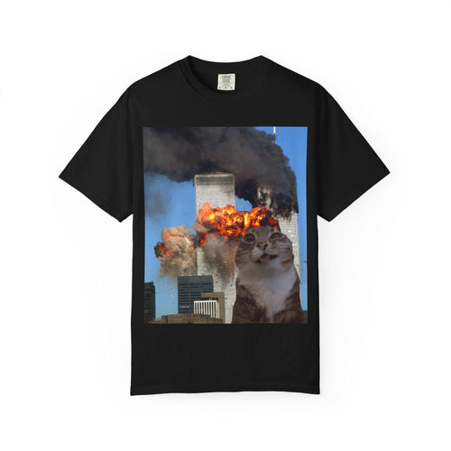 911 Rigby Cat Meme Tshirt | Funny and Offensive Gag Gift Shirt