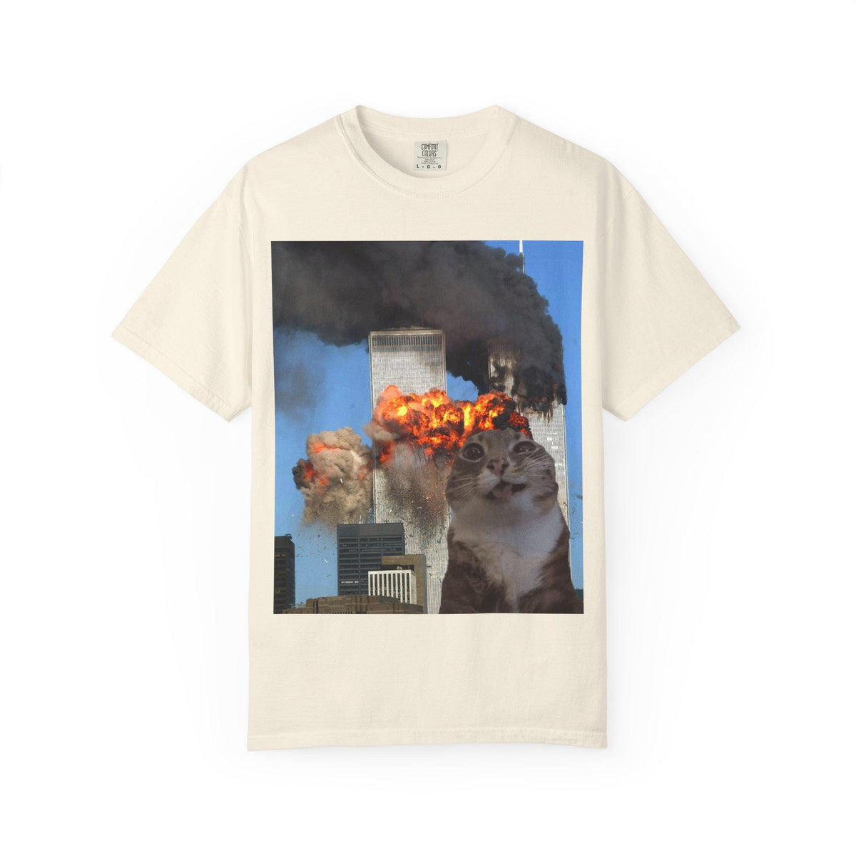 911 Rigby Cat Meme Tshirt | Funny and Offensive Gag Gift Shirt