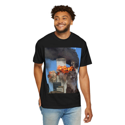 911 Rigby Cat Meme Tshirt | Funny and Offensive Gag Gift Shirt