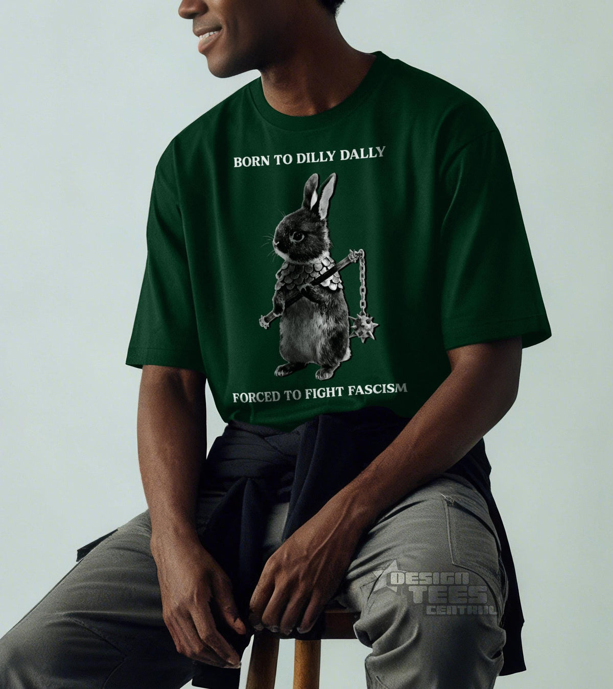 Born to Dilly Dally, Forced To Fight Fascism Tshirt