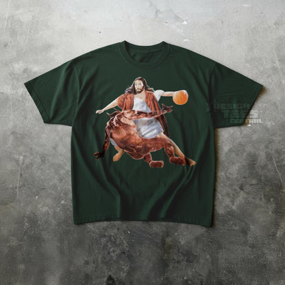 Jesus Crossing Up Satan Tshirt, Funny Meme Shirt, Christian Merch
