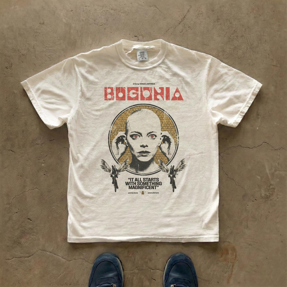 Bugonia Movie Tee, Retro Sci Fi Film Graphic Shirt, Unisex Comfort Colors