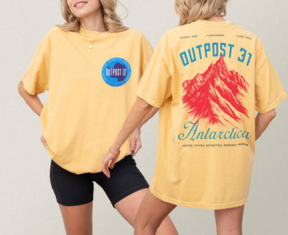 Outpost 31 Antarctica Graphic Tee: 80s Horror Movie Thing Shirt