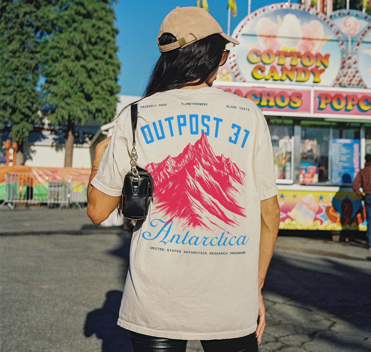 Outpost 31 Antarctica Graphic Tee: 80s Horror Movie Thing Shirt
