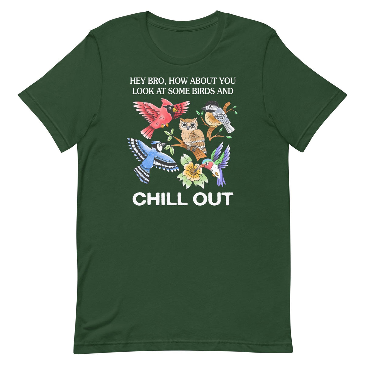 Chill Birds Unisex t-shirt