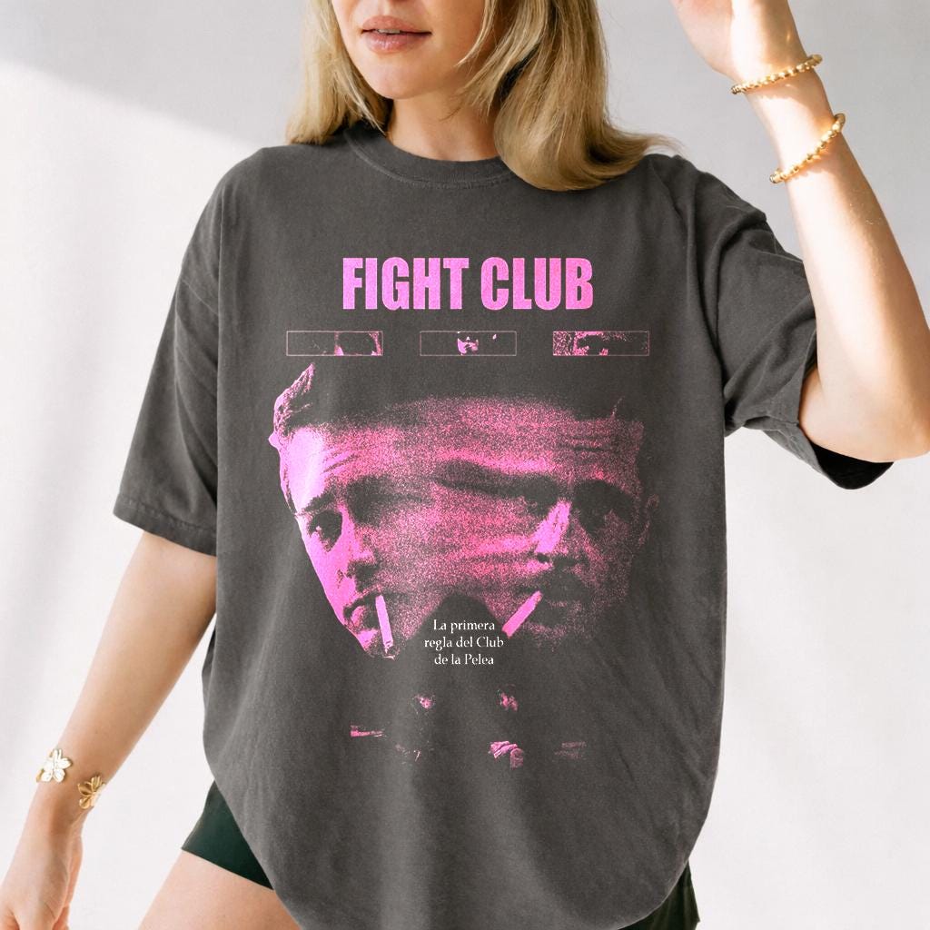 Limited Fight Club Unisex Shirt for Men and Women: Vintage Movie Inspired Apparel 90s