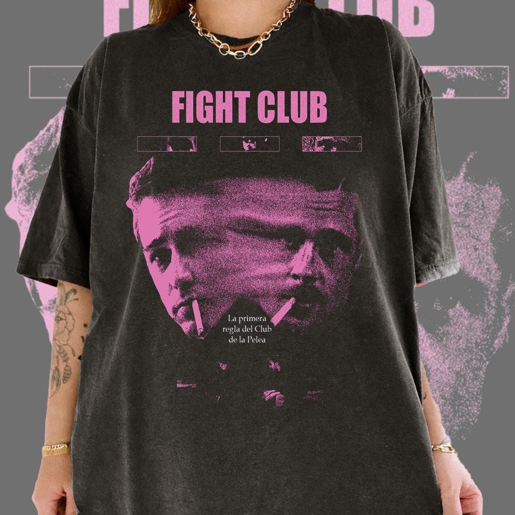 Limited Fight Club Unisex Shirt for Men and Women: Vintage Movie Inspired Apparel 90s
