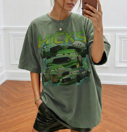 Retro Race Vehicle Comfort Colors Shirt, Animated Movie T-shirt, Auto Land Tee, Theme Park Family Vacation Tee, Fantasy World