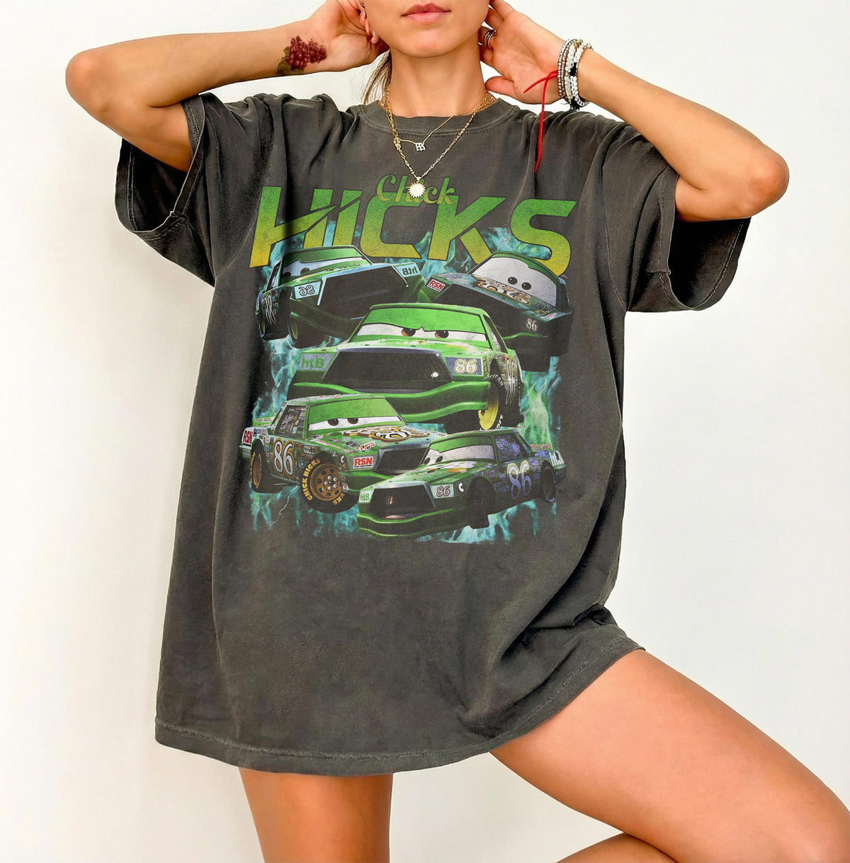 Retro Race Vehicle Comfort Colors Shirt, Animated Movie T-shirt, Auto Land Tee, Theme Park Family Vacation Tee, Fantasy World